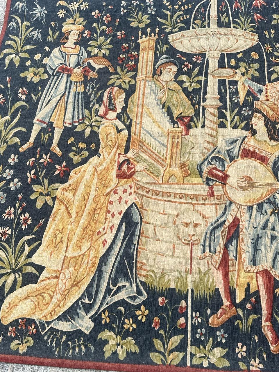 Merveilleuse tapisserie sérigraphiée à la main 