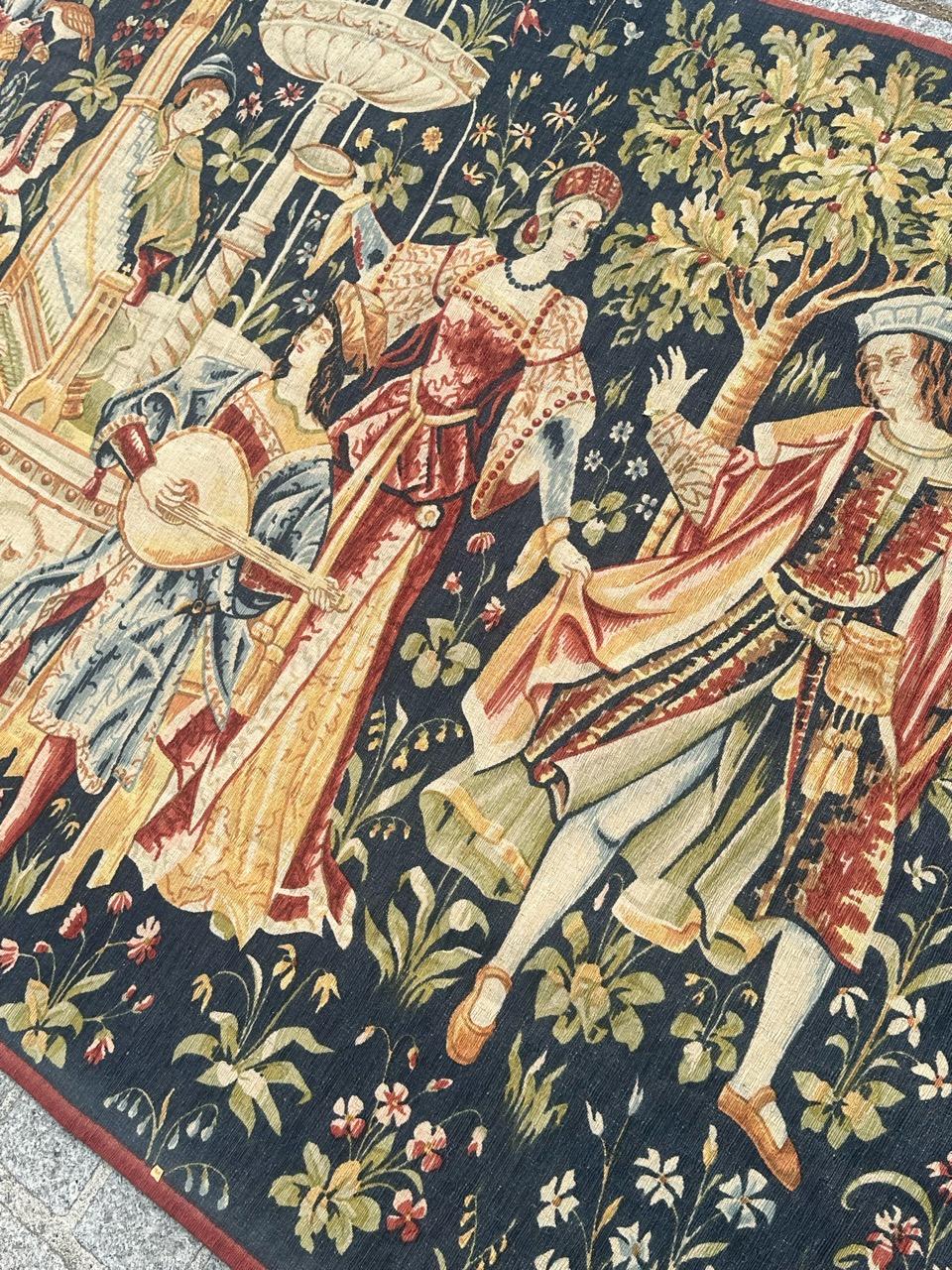 Merveilleuse tapisserie sérigraphiée à la main 