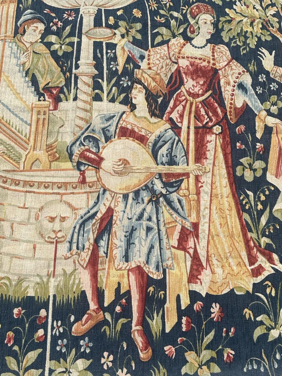 Merveilleuse tapisserie sérigraphiée à la main 