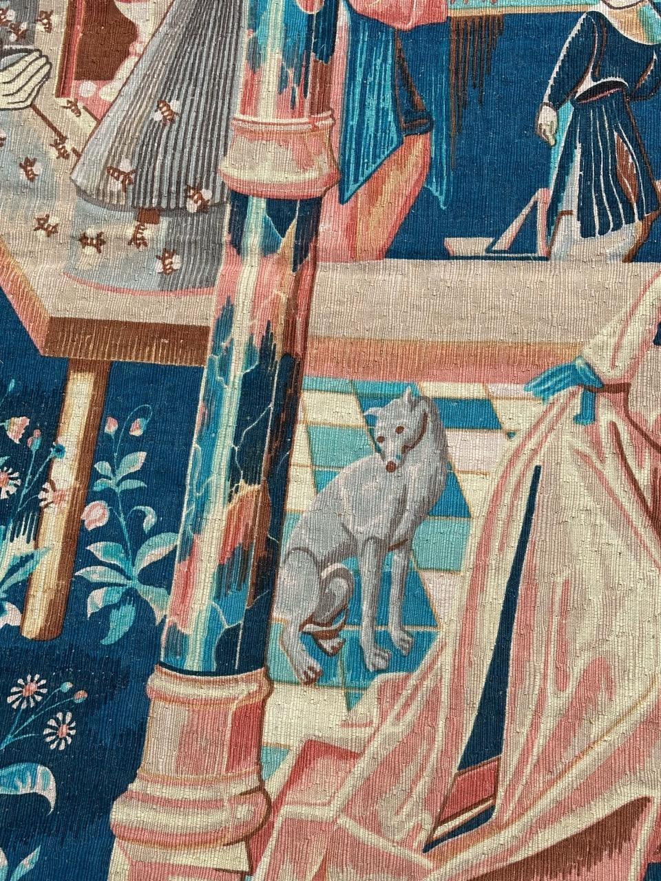 Merveilleuse tapisserie sérigraphiée à la main 