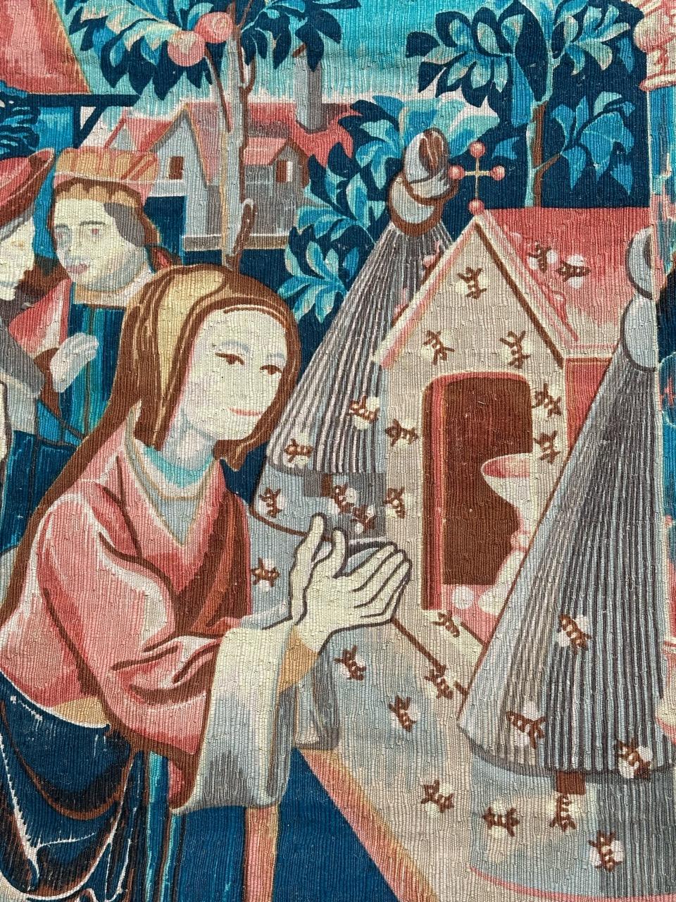 Merveilleuse tapisserie sérigraphiée à la main 