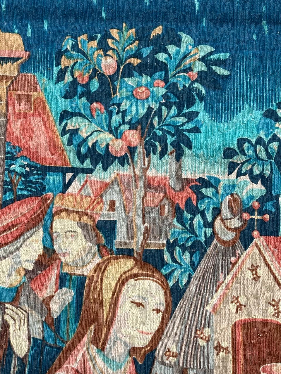Merveilleuse tapisserie sérigraphiée à la main 