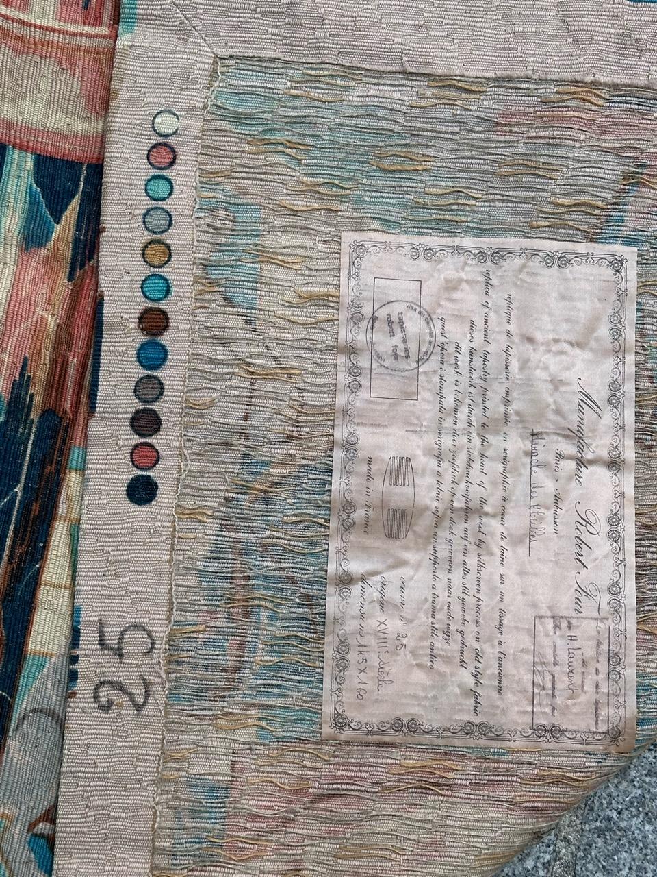 Merveilleuse tapisserie sérigraphiée à la main 