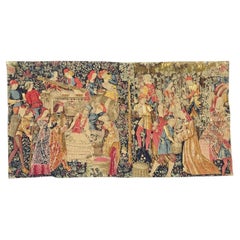 Merveilleuse sérigraphie française imprimée à la main, tapisserie des Vendanges, design musée