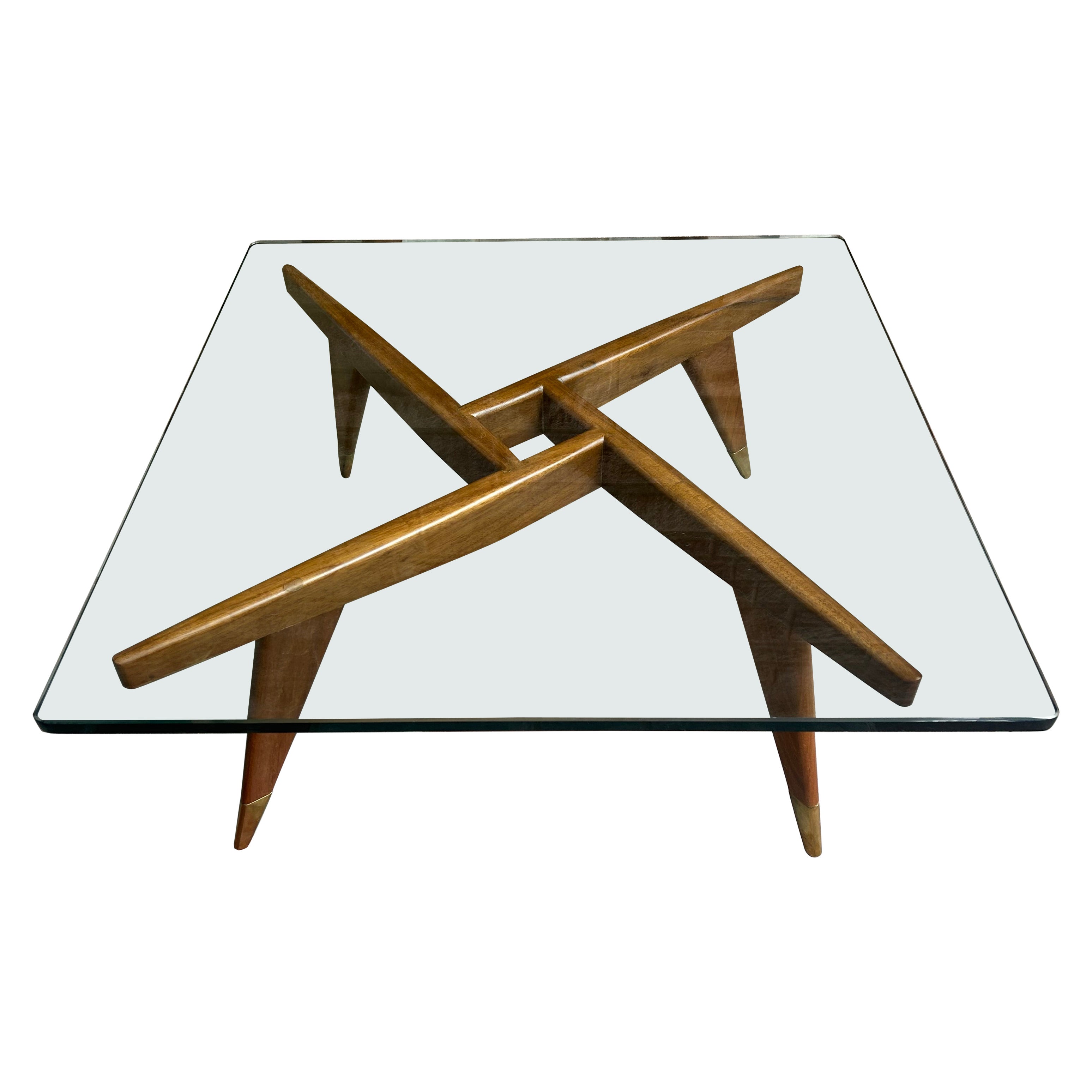 Wonderful Vintage Gio Ponti style Coffee Table Mid-Century Modern