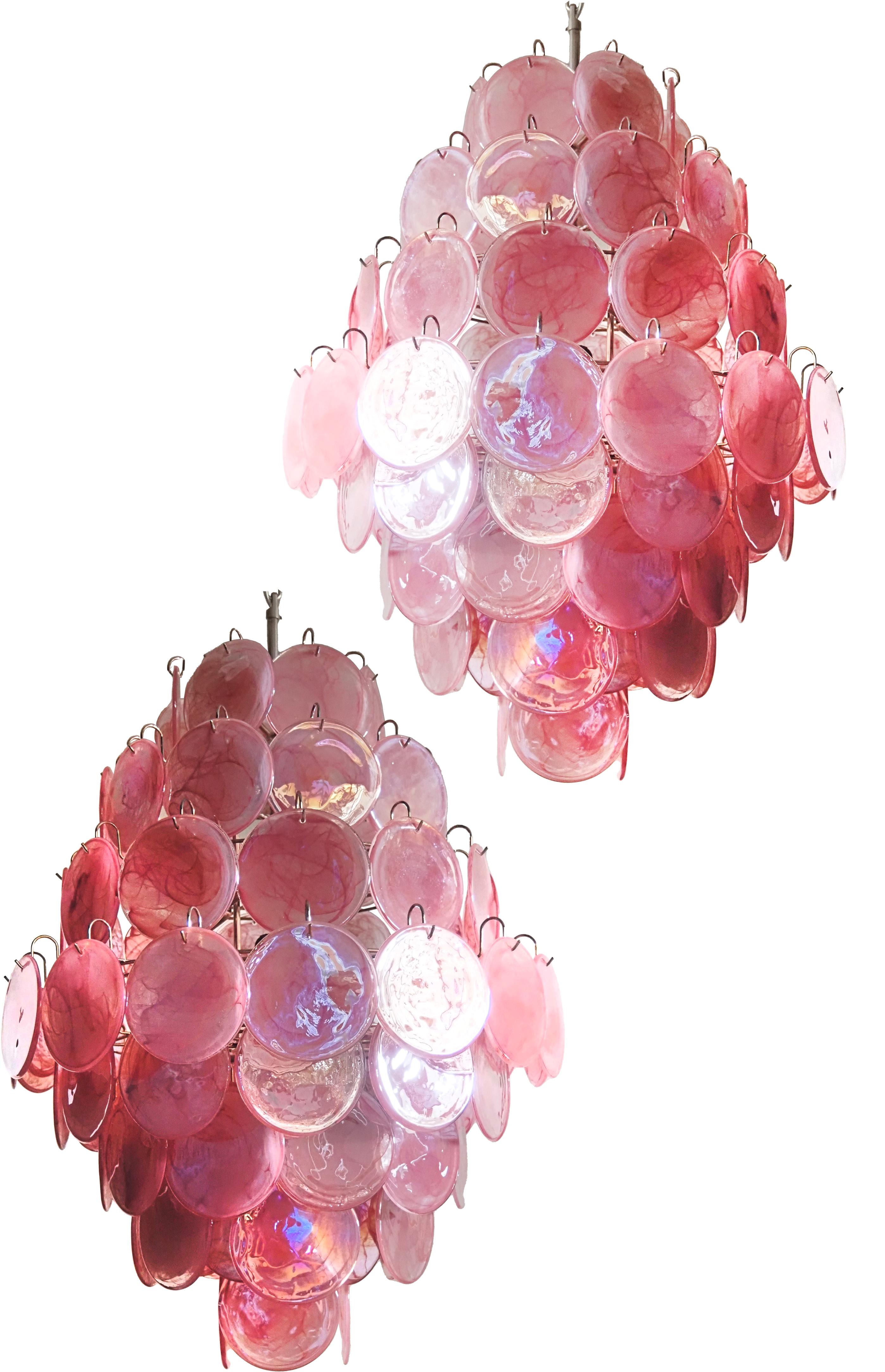 Mid-Century Italian Murano chandelier For Sale 7