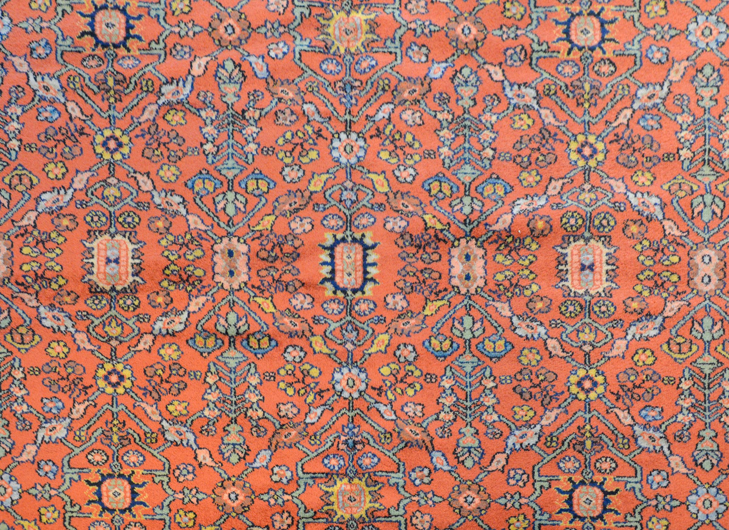 Heriz Serapi Wonderful Vintage Kerastan Style Rug
