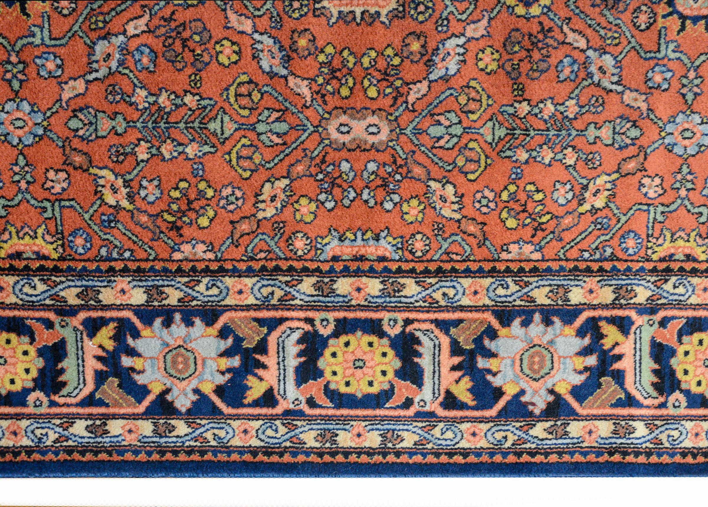 Vegetable Dyed Wonderful Vintage Kerastan Style Rug