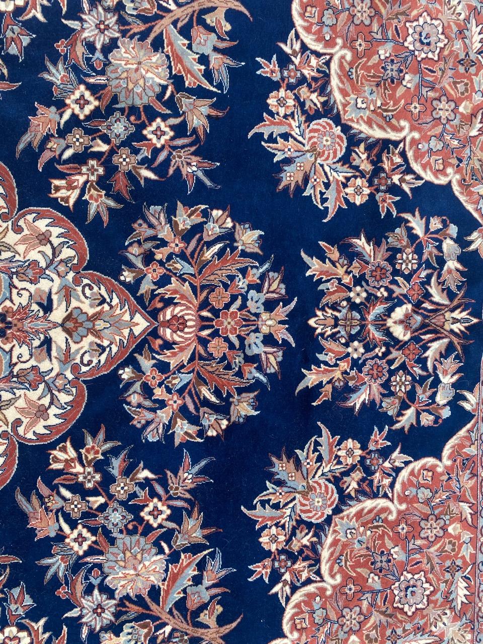Bobyrug’s Wonderful Vintage Persian Design Fine Chinese Rug In Good Condition For Sale In Saint Ouen, FR