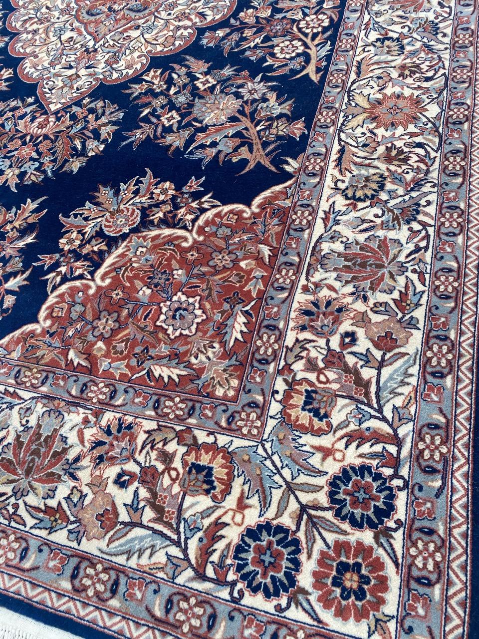 20th Century Bobyrug’s Wonderful Vintage Persian Design Fine Chinese Rug For Sale