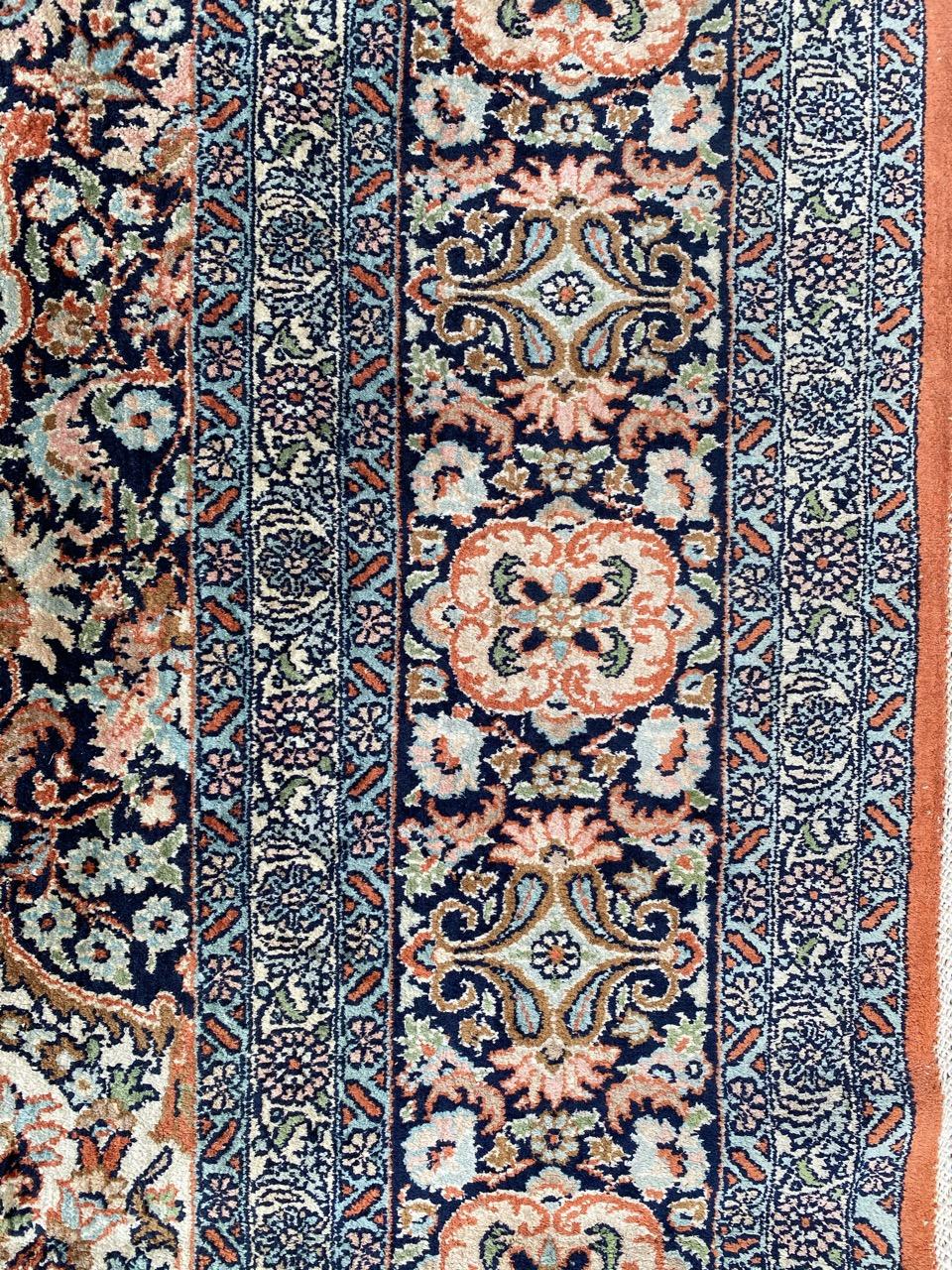 Wonderful Vintage Silk Kashmir Rug 3