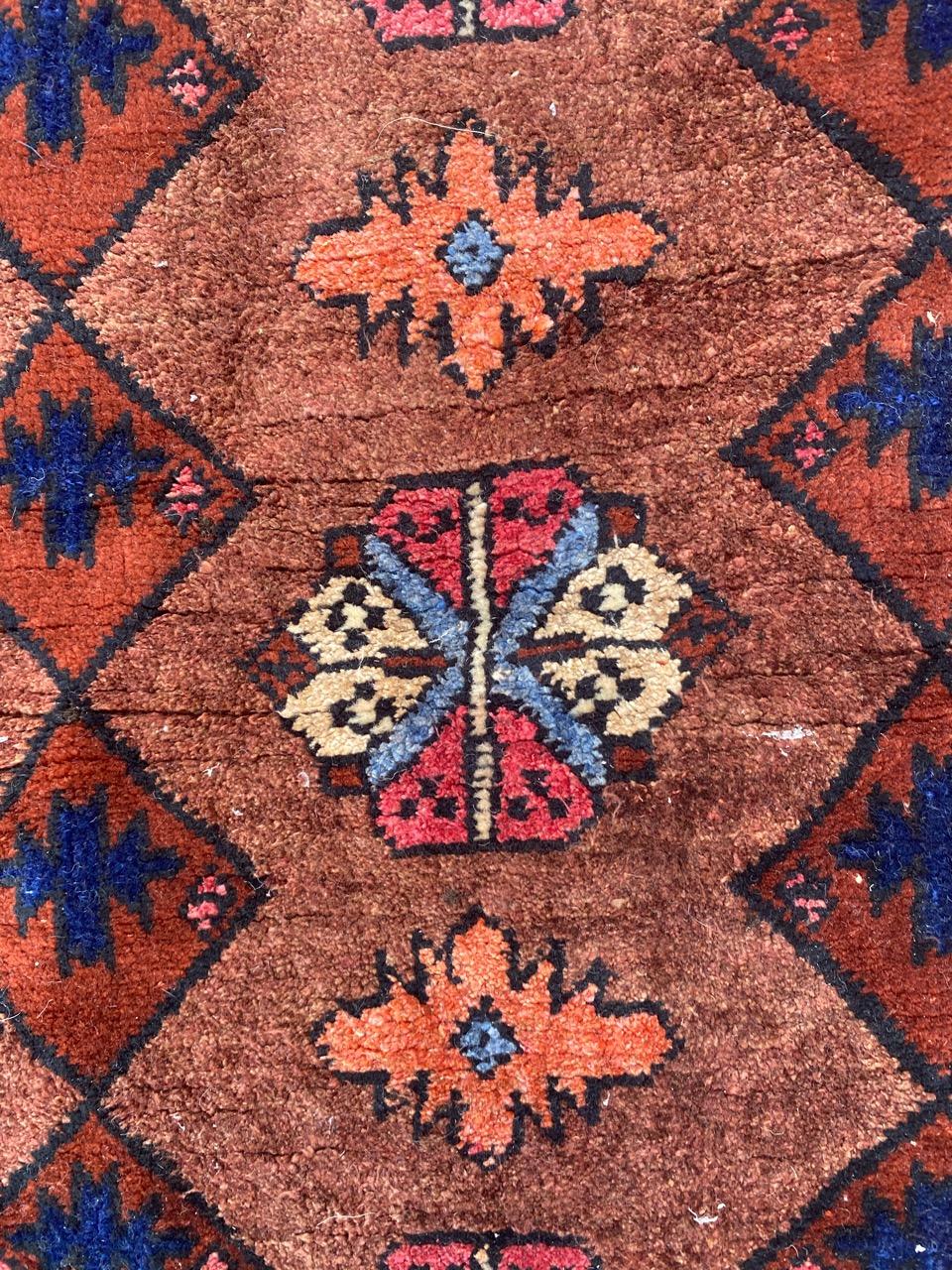 Wonderful Vintage Silk Turkmen Rug For Sale 6