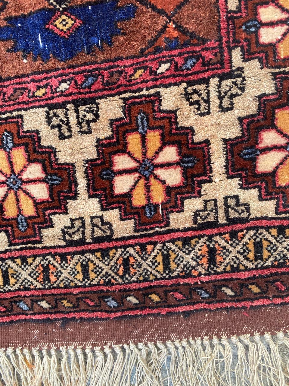 Wonderful Vintage Silk Turkmen Rug For Sale 7