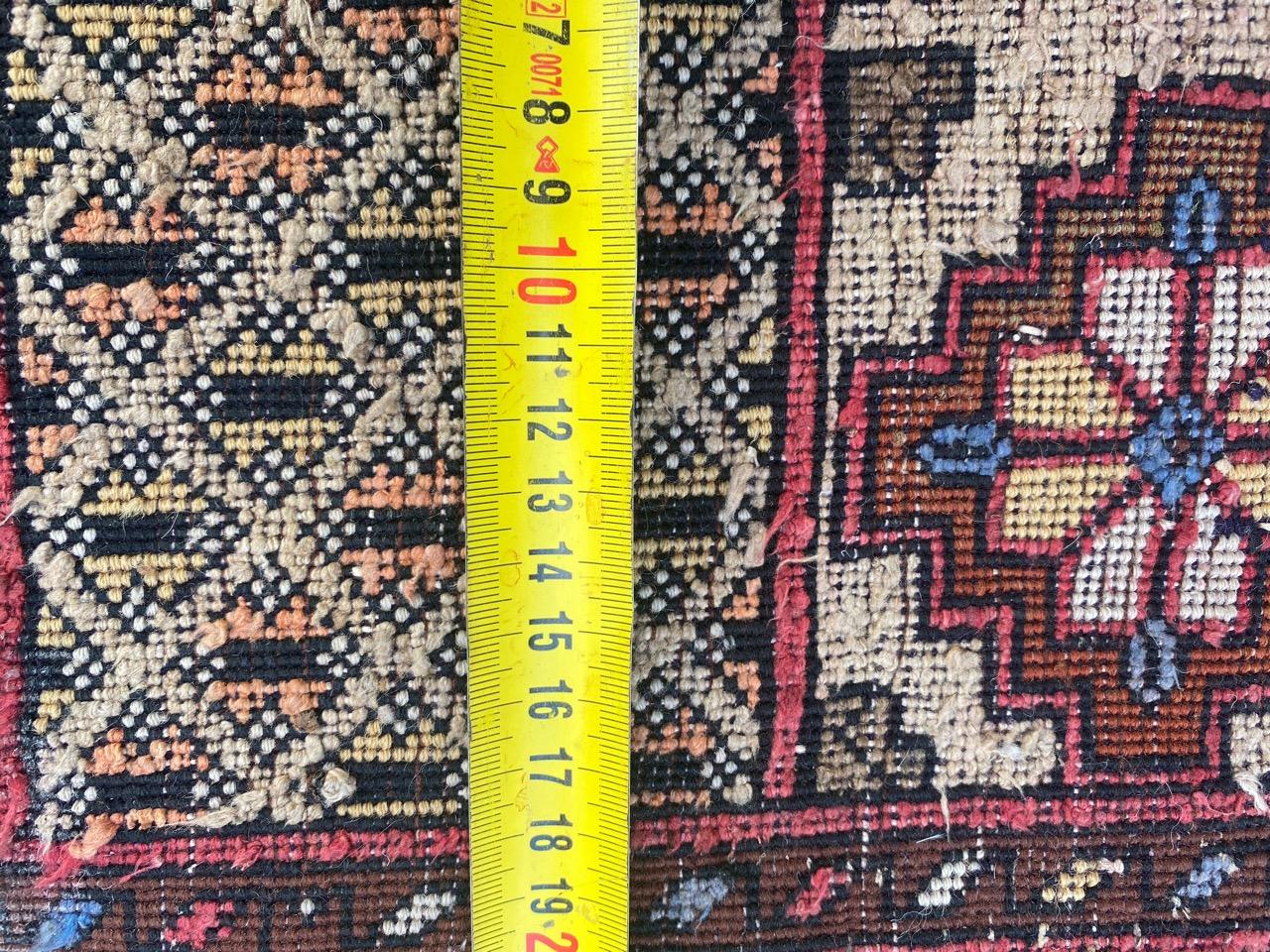 Wonderful Vintage Silk Turkmen Rug For Sale 11