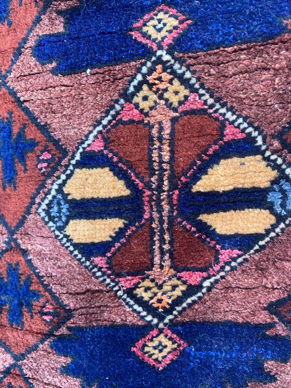 Wonderful Vintage Silk Turkmen Rug For Sale 12