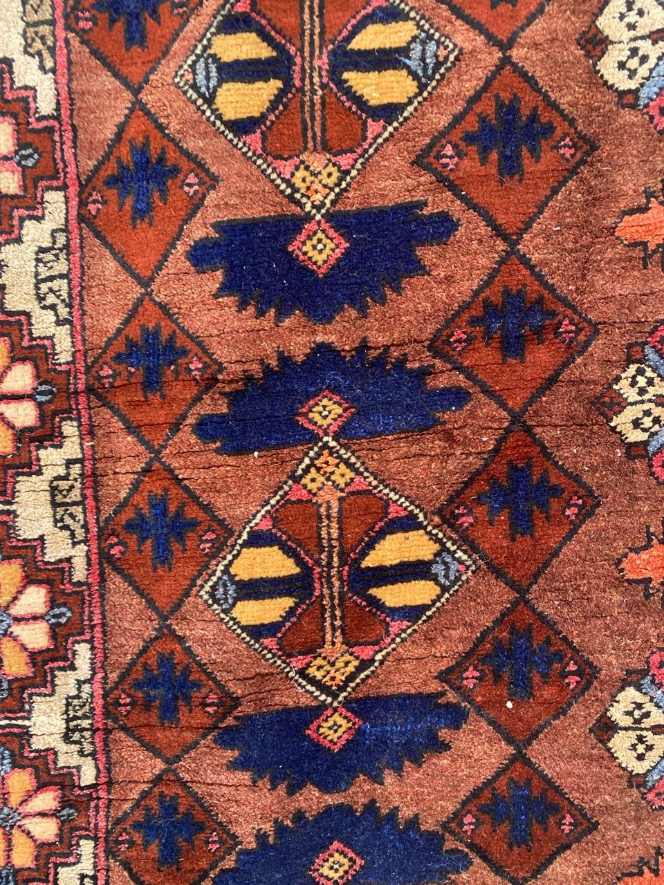 Wonderful Vintage Silk Turkmen Rug For Sale 13