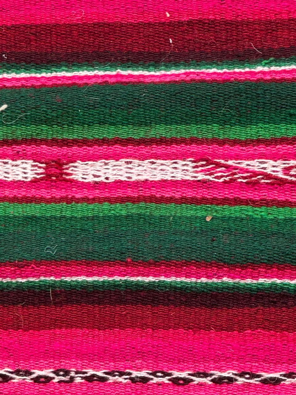 Wonderful Vintage South American Andean Peruvian Manta Cloth Kilim weaving For Sale 10