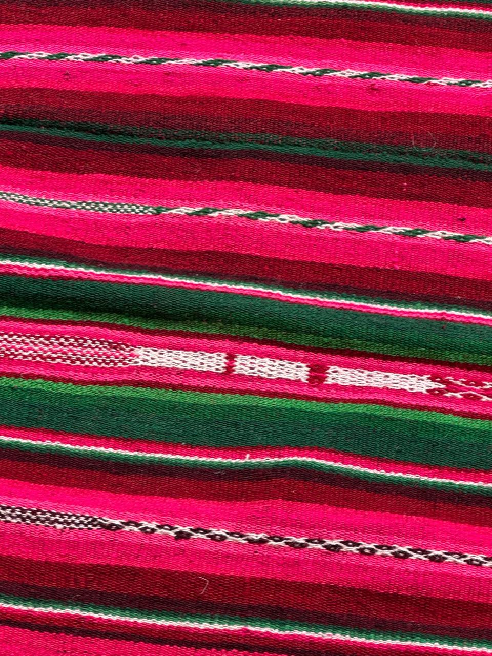 Wonderful Vintage South American Andean Peruvian Manta Cloth Kilim weaving In Good Condition For Sale In Saint Ouen, FR