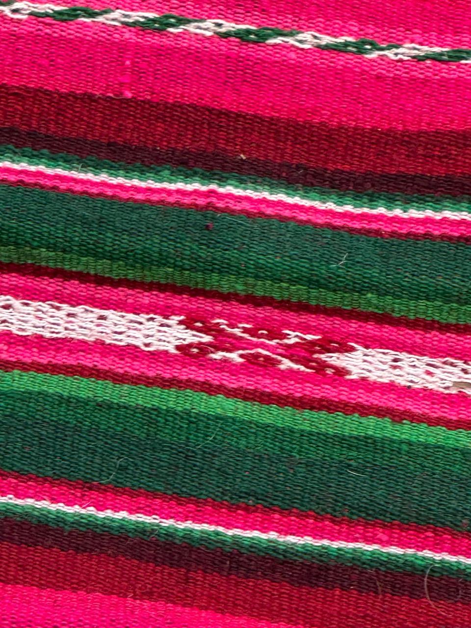 Wonderful Vintage South American Andean Peruvian Manta Cloth Kilim weaving For Sale 2