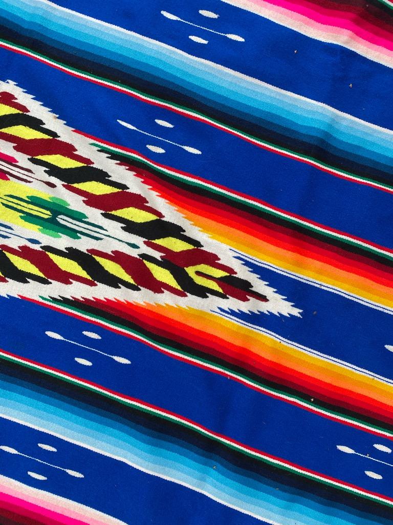 Tribal Bobyrug’s Wonderful Vintage South American Weaving Kilim For Sale