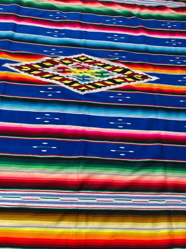 20th Century Bobyrug’s Wonderful Vintage South American Weaving Kilim For Sale