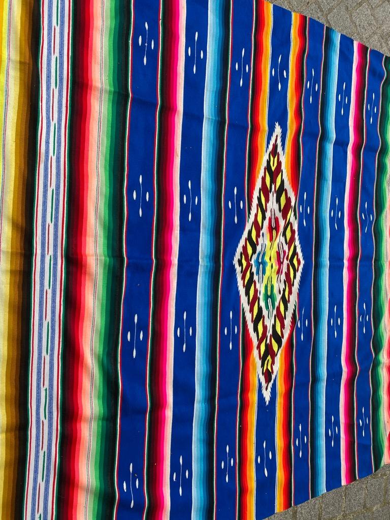 Bobyrug’s Wonderful Vintage South American Weaving Kilim For Sale 1