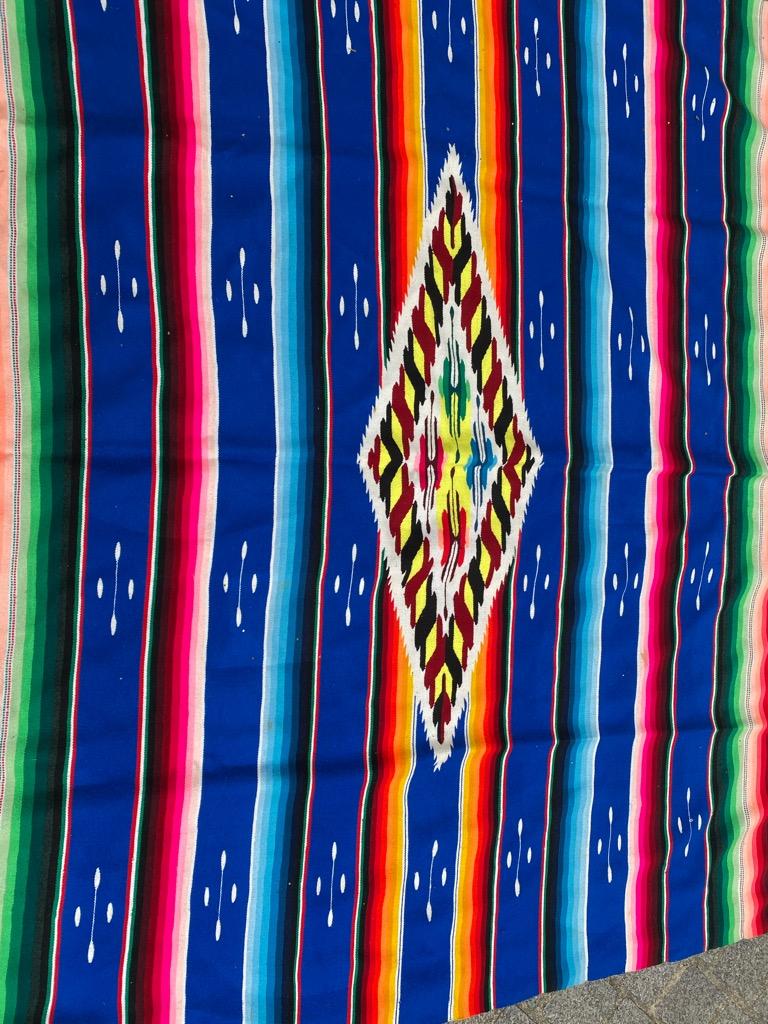 Bobyrug’s Wonderful Vintage South American Weaving Kilim For Sale 2