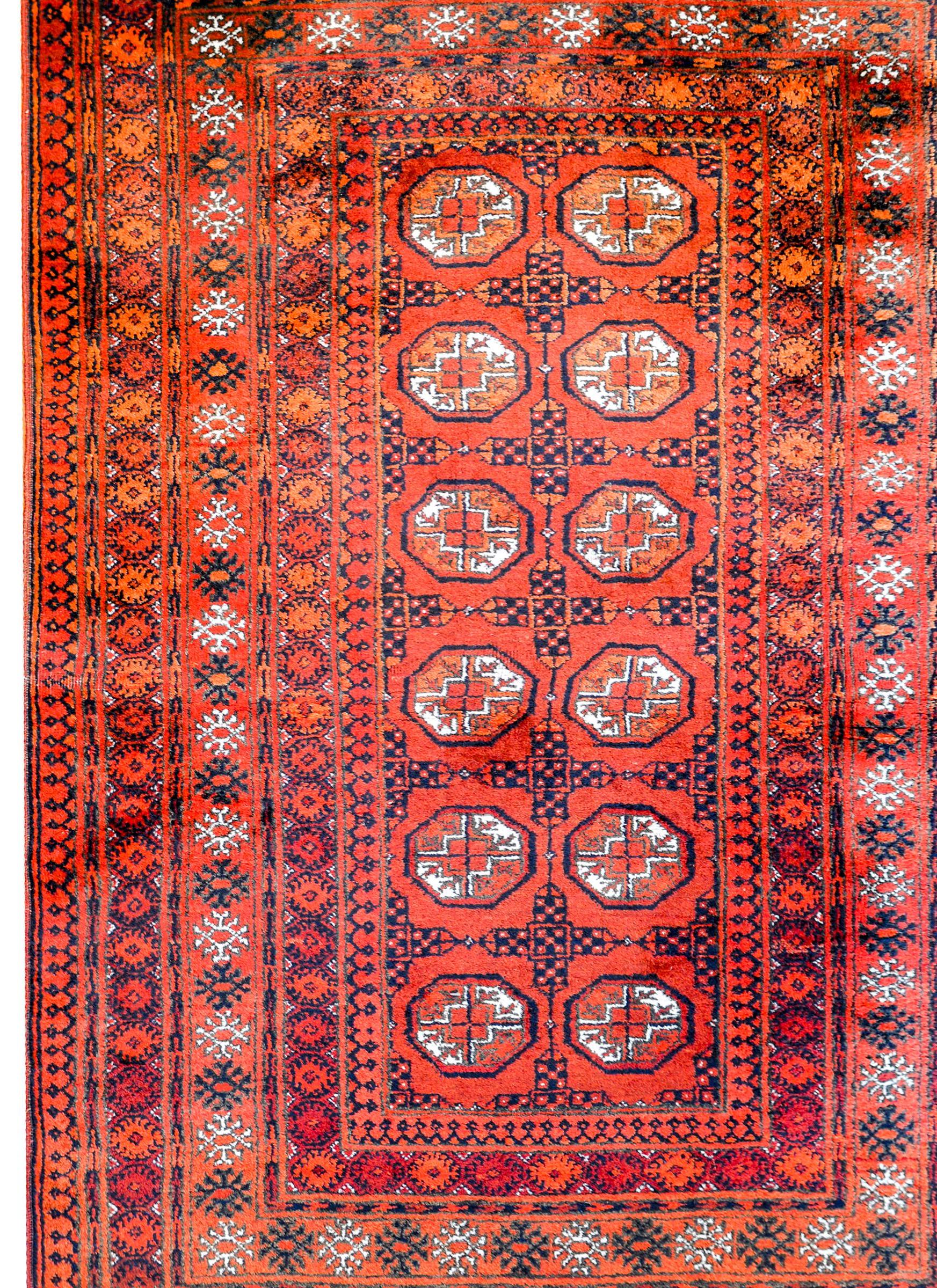 Tribal Wonderful Vintage Turkoman Rug