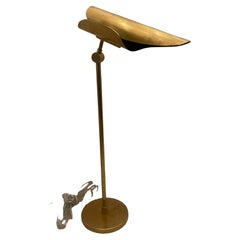 Meraviglioso Visual Comfort Ottone morbido  Lampada da scrivania Flore firmata Champalimaud Blu