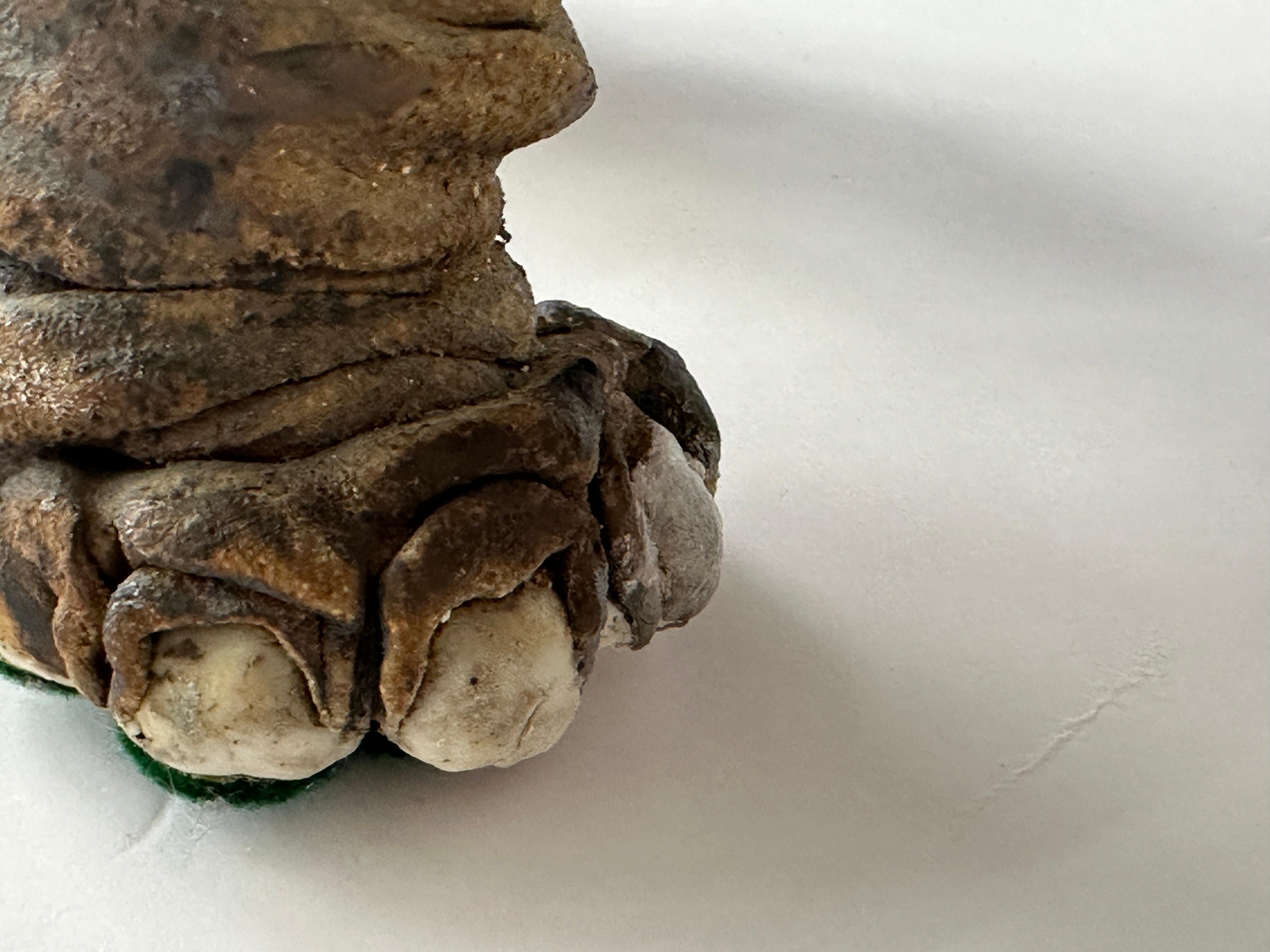 Wonderful Whimsical Hand Built Pottery Elephant For Sale 4