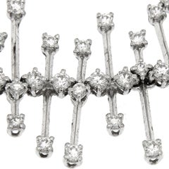 Elegante Halskette aus Weißgold mit Diamanten - Micheletto