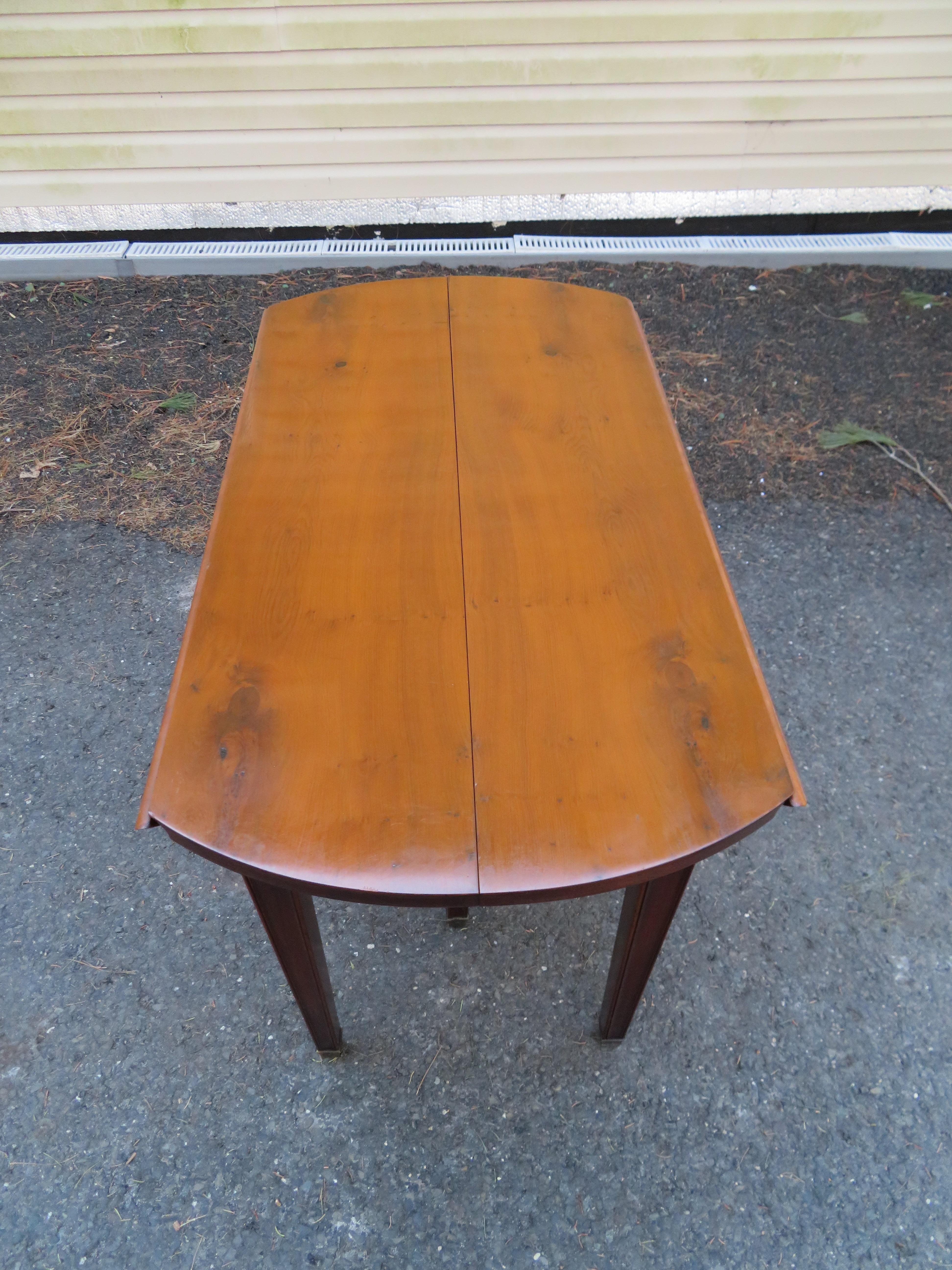 Wonderful Widdicomb Petite Drop Leaf Dining Table 4 Leaves Mid-Century Modern For Sale 7