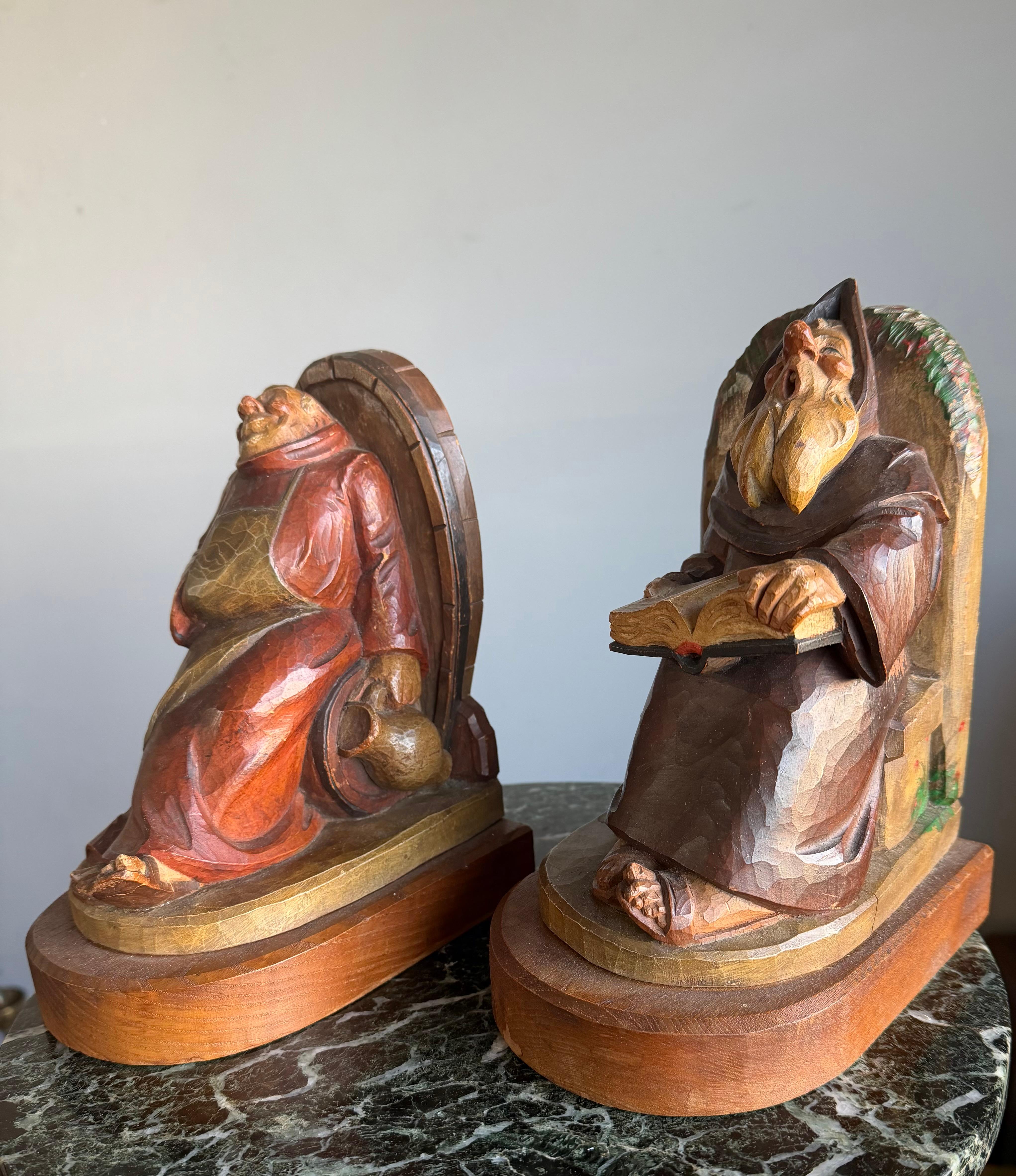 Paire de serre-livres merveilleusement expressifs, décoratifs, pratiques et pleins de caractère en vente 11