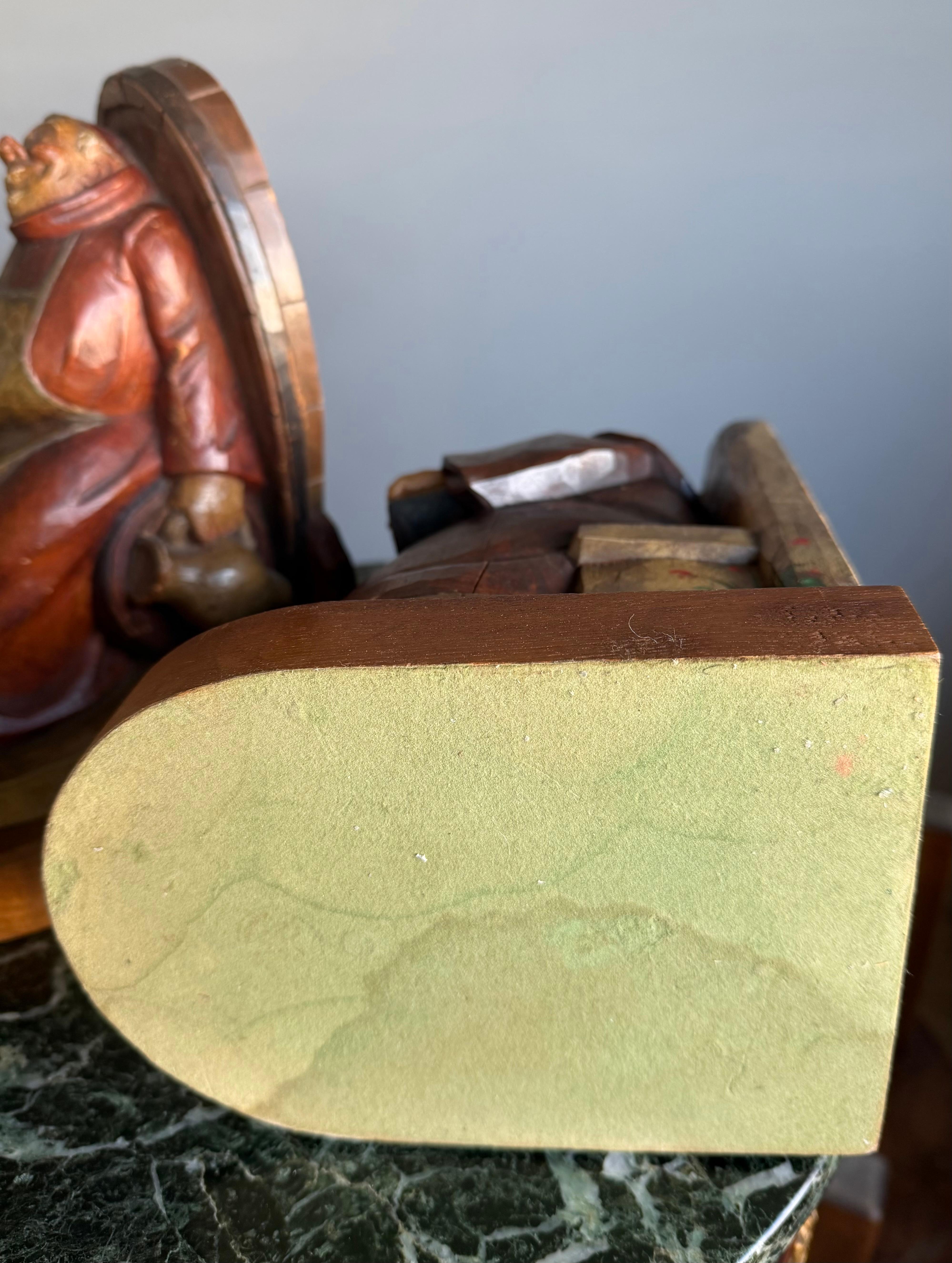 Paire de serre-livres merveilleusement expressifs, décoratifs, pratiques et pleins de caractère en vente 12