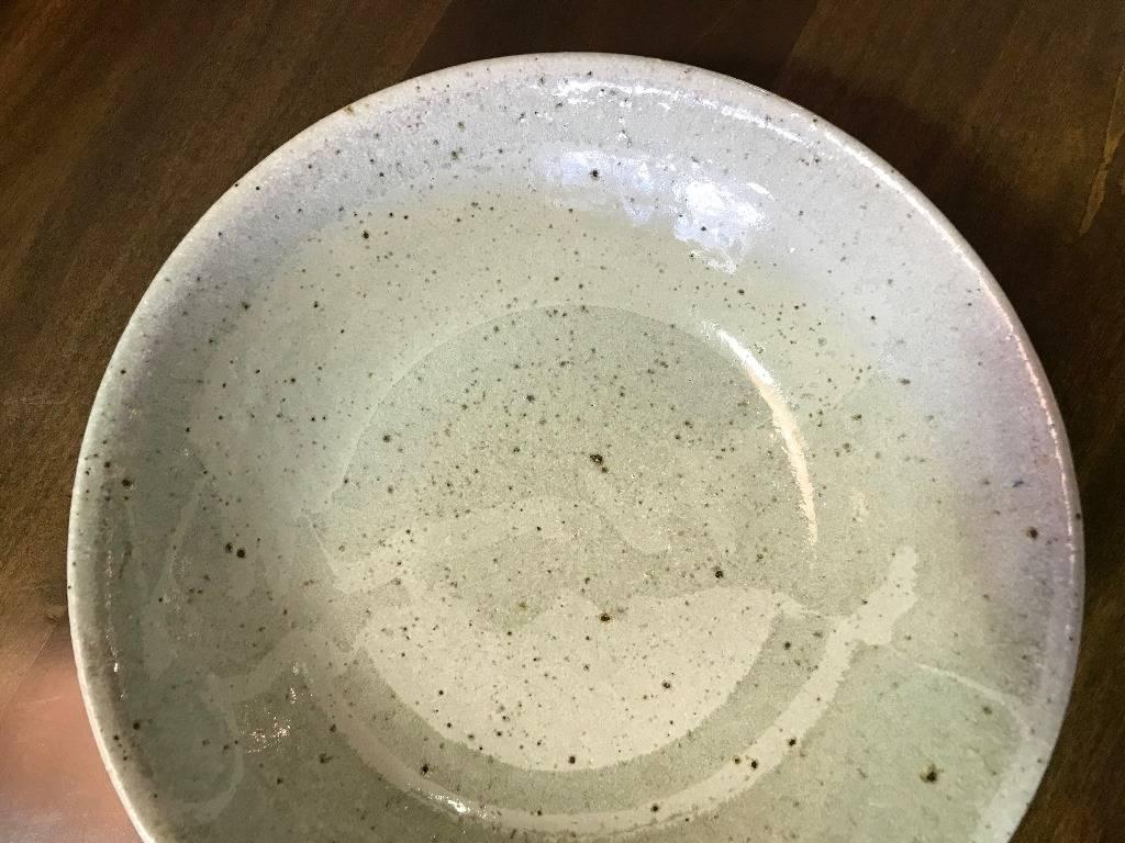 Wonderfully Made Hand Thrown Glazed, Signed Ceramic Bowl In Good Condition In Studio City, CA