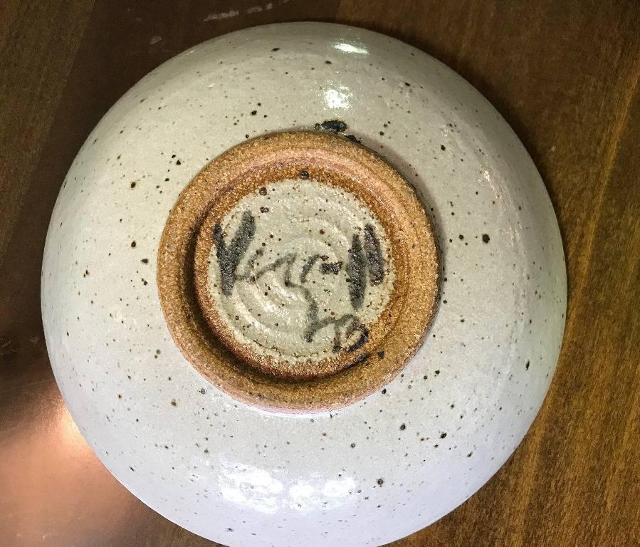 Wonderfully Made Hand Thrown Glazed, Signed Ceramic Bowl 2