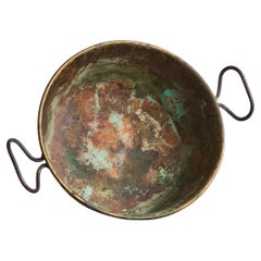 Wonderfully Patinated Antique Pan in Copper 19th Century