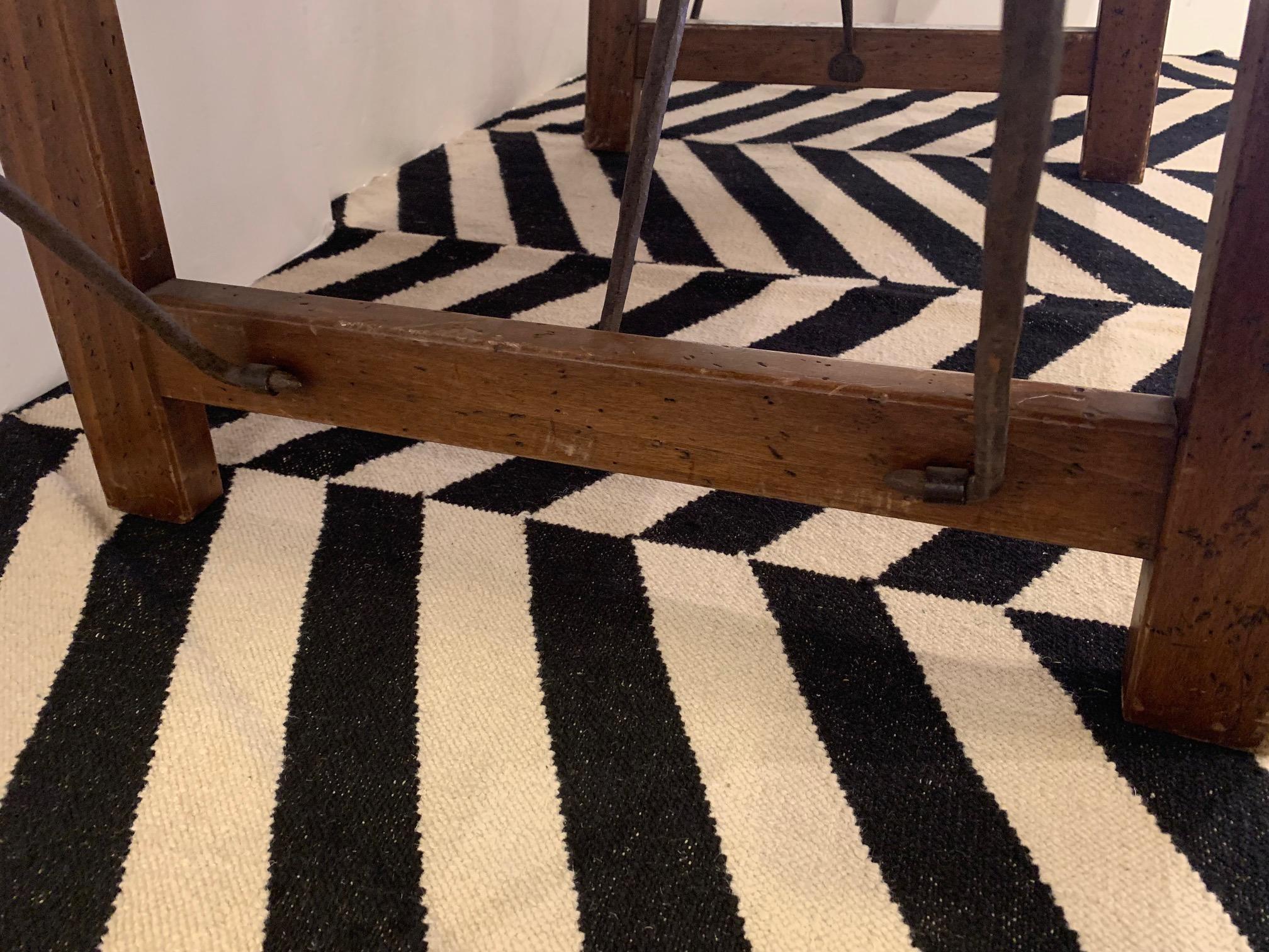 Wonderfully Versatile Vintage Folding Expandable Large or Small Dining Table 6