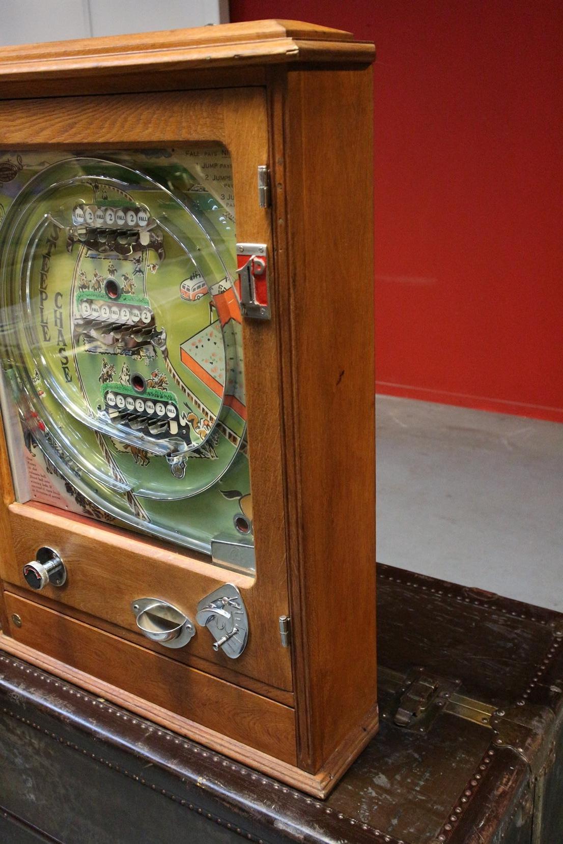 Oak Wondermatics One Penny Steeplechase Game Machine