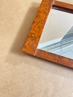 Plato de café modernista de madera de 1930, tamaño pequeño, color marrón, Francia 1930