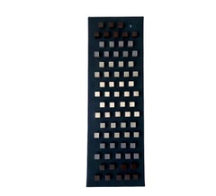 Wood and Acrylic Original Painting Sculpture in Black and Brown by Machado