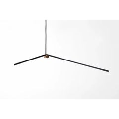 Holz und Aluminium Luminária Dobra von Atelier Andre Ferri