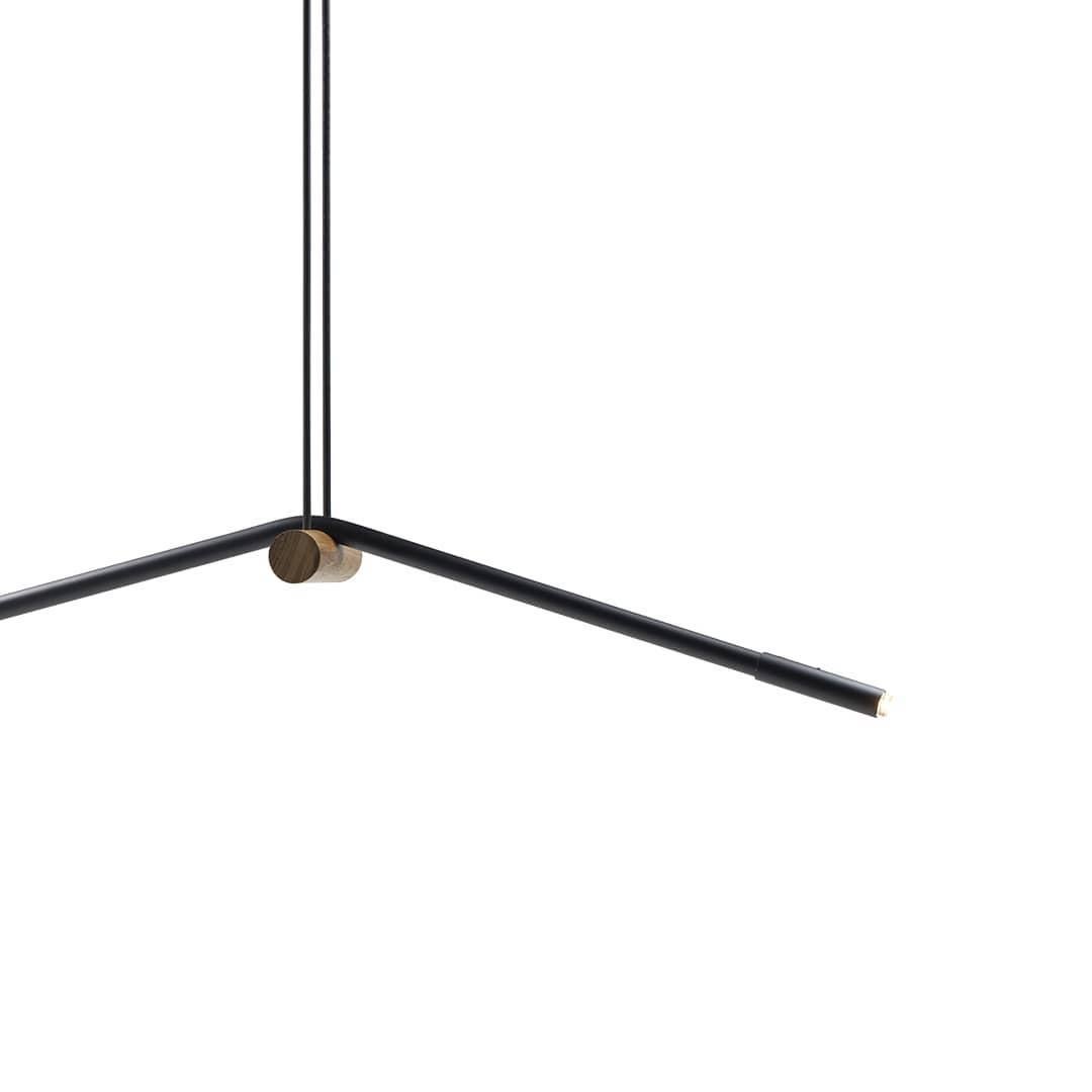 Postmoderno Luminária Dobra in legno e alluminio di Andre Ferri Atelier in vendita