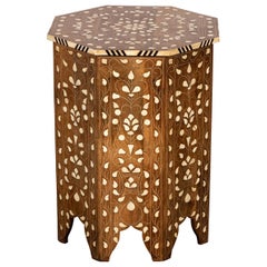 Wood and Bone Tall Taborete