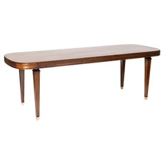 Wood and Bronze Center Table by Comte, Argentina, Buenos Aires, circa 1940