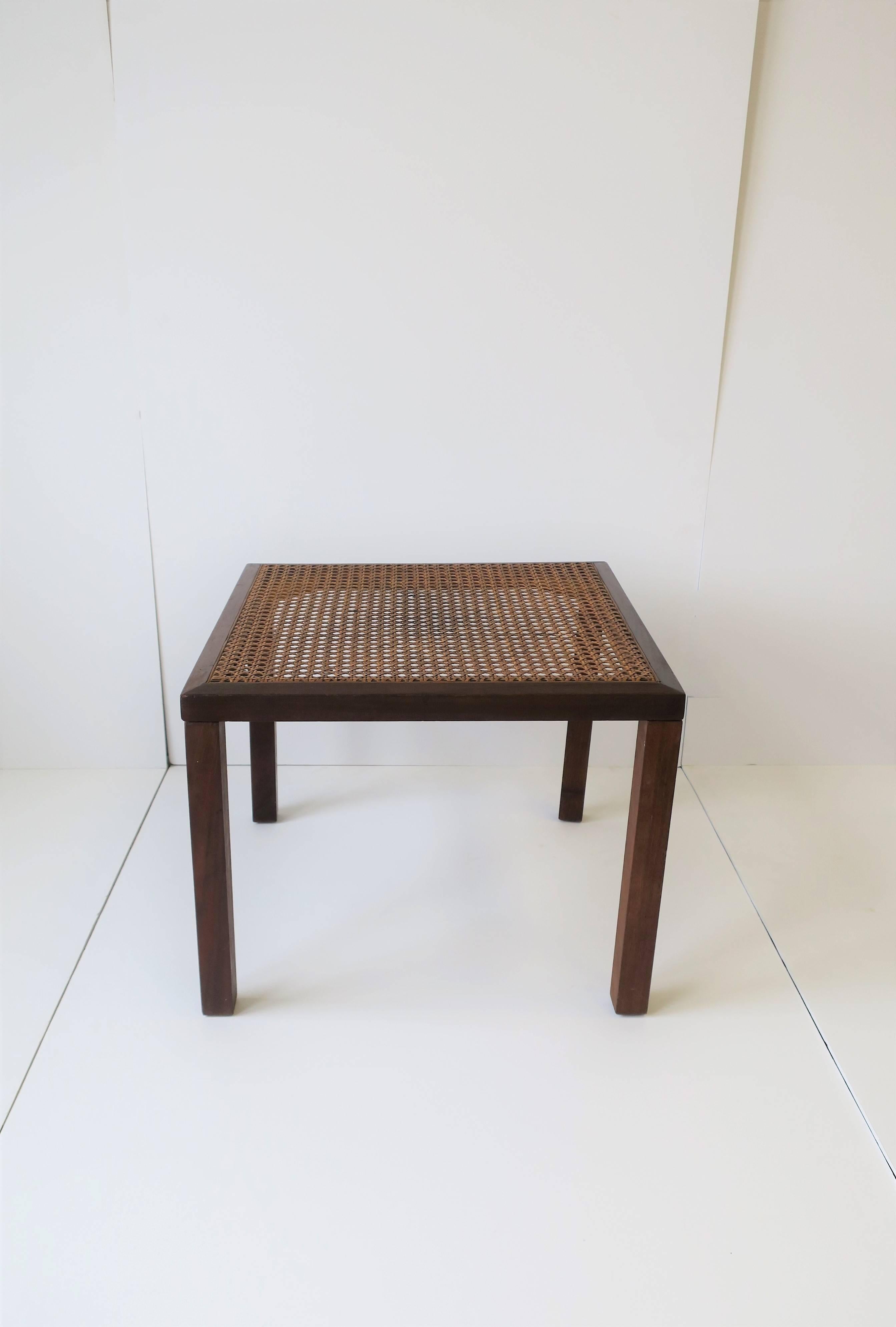 cane accent table