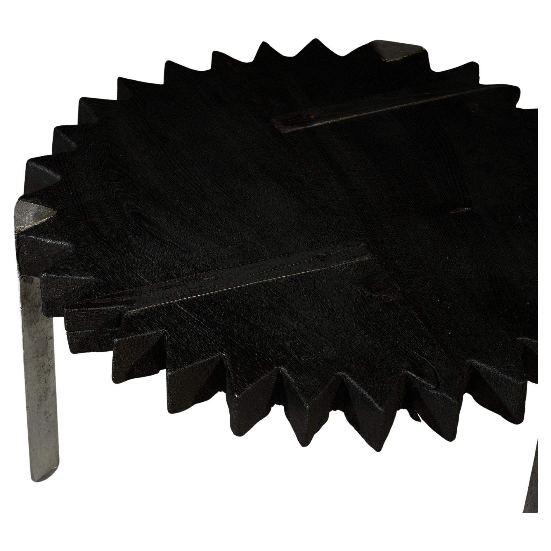 Couchtisch-Set aus Holz und Aluminiumguss-Aluminium von Sergio Vulpe