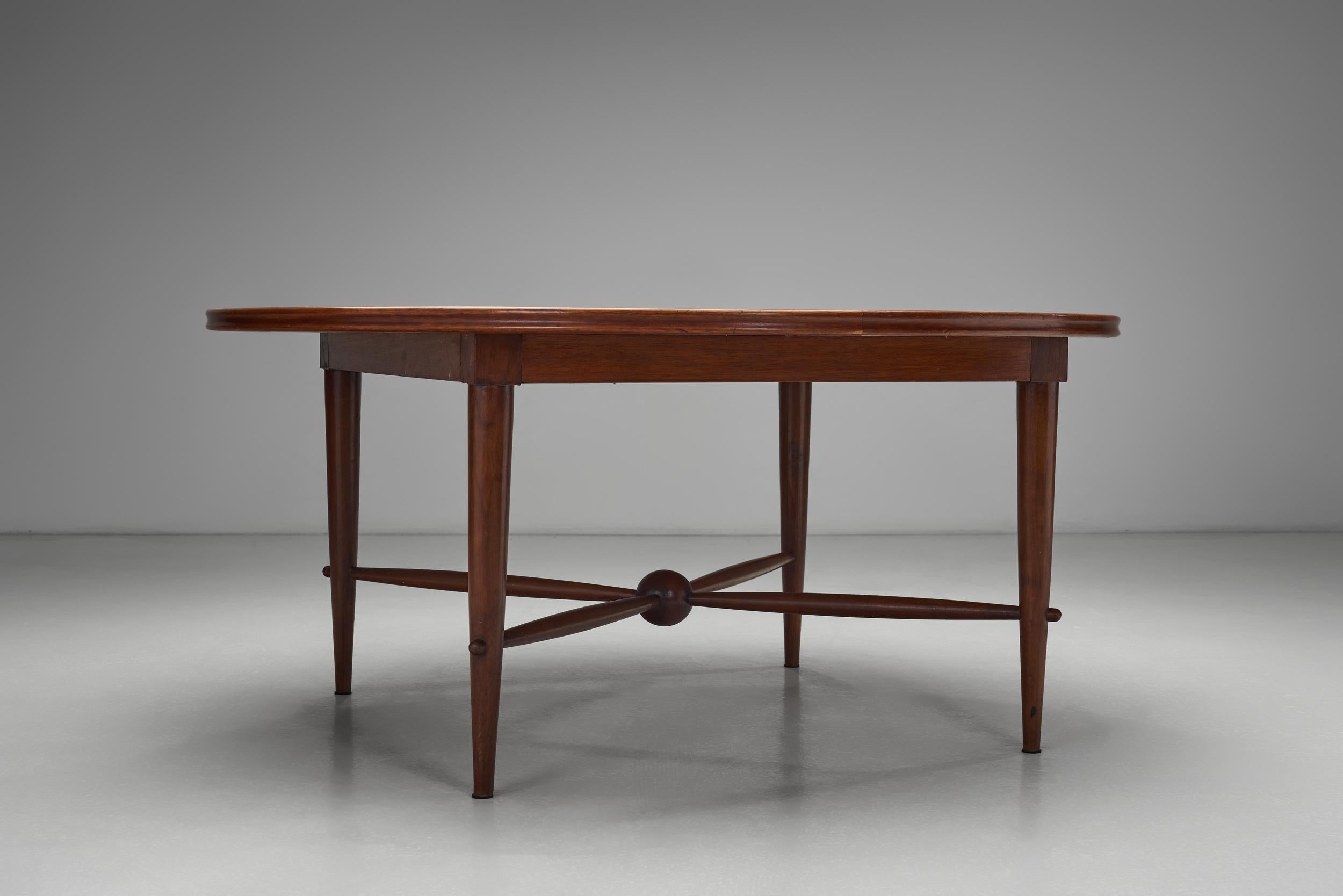 Mesa de centro de madera y azulejos, Francia Años 70 en venta 8