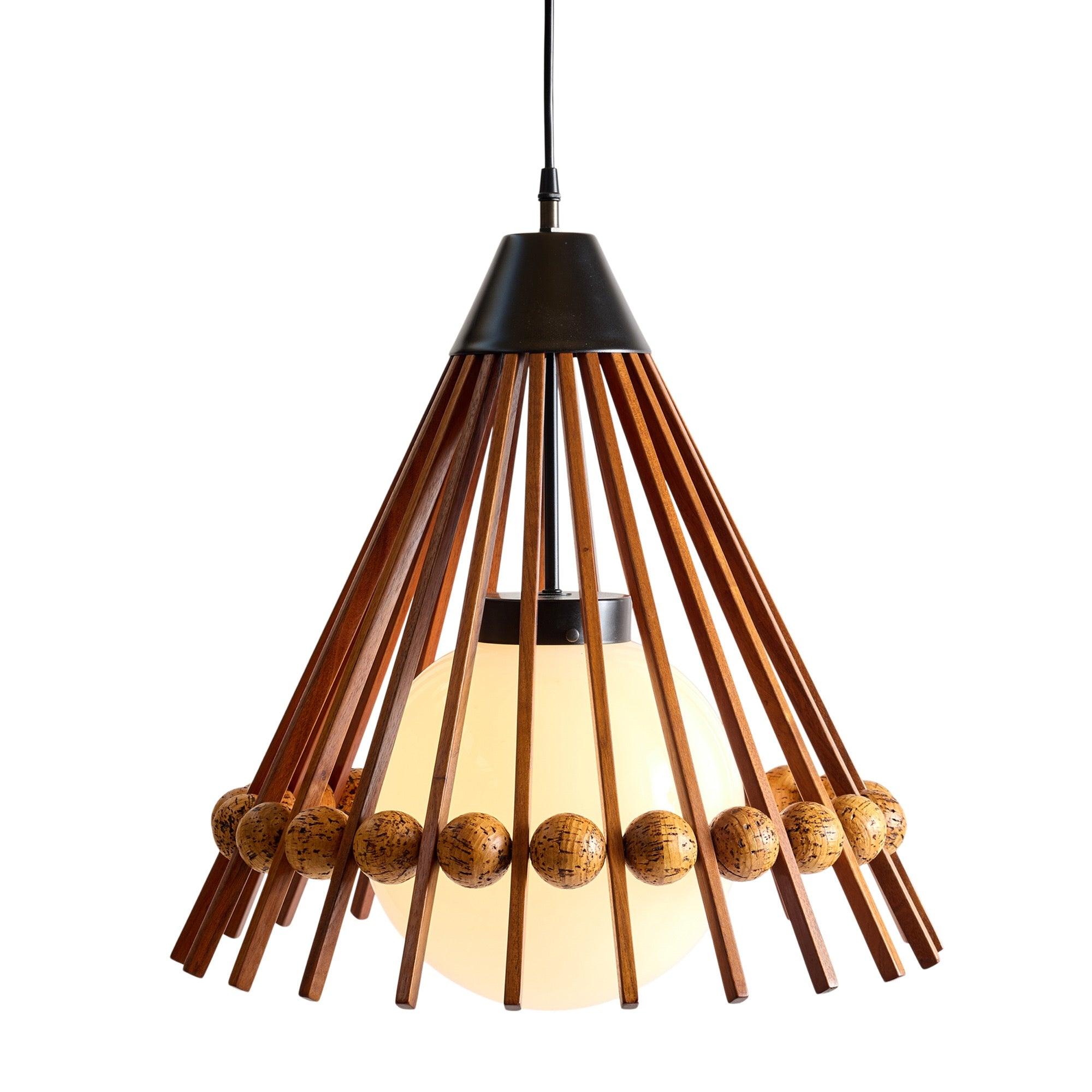 Américain Pendentif en bois et liège des États-Unis en vente