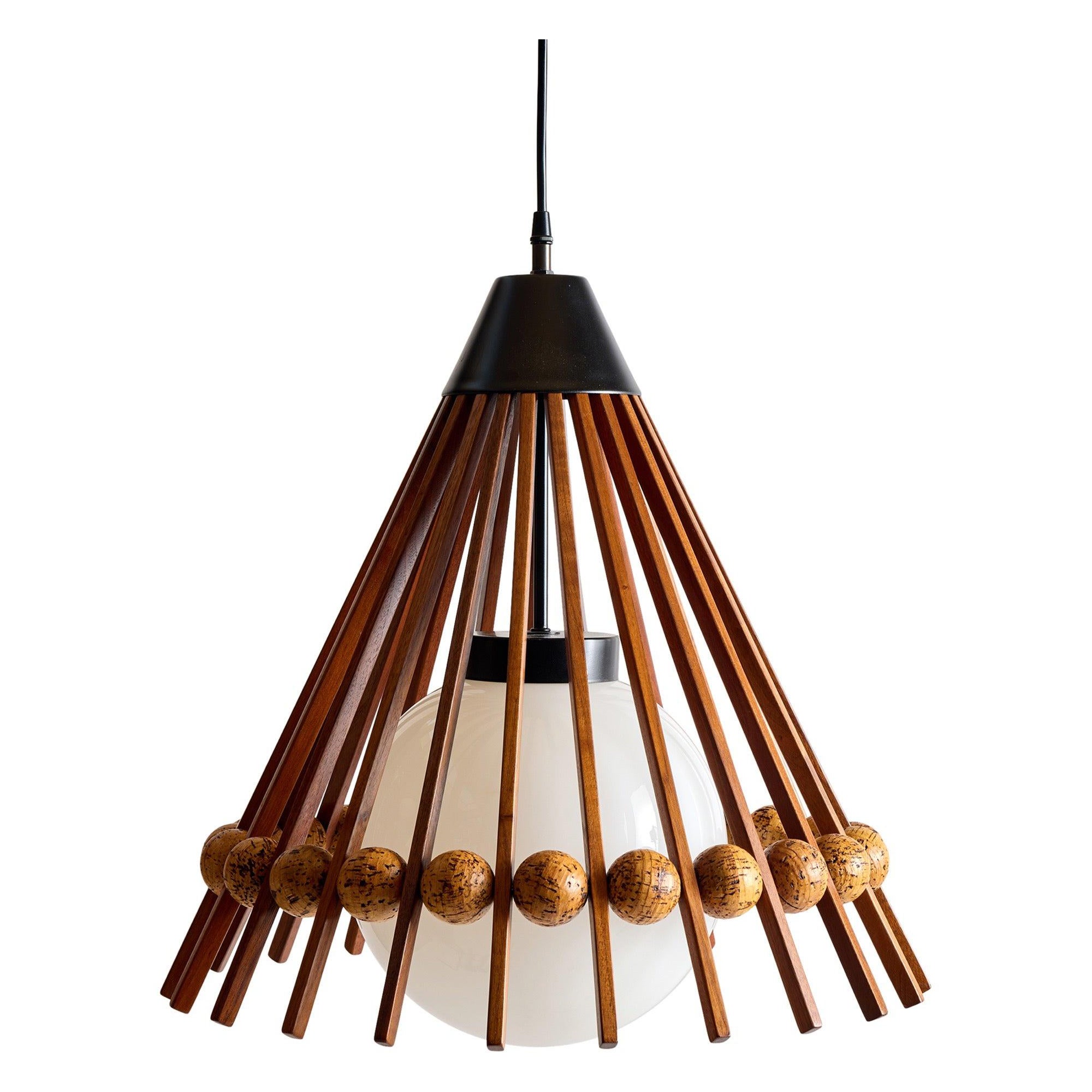 Wood And Cork Pendant from USA